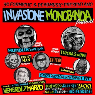 Festival Di Invasione Monobanda - 7 Marzo 2014 - Recensioni Rock