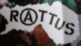 Suomen Mellakka! 5 - ezine La mia versione preferita del logo dei Rattus, dal booklet dell’EP Rattus on Rauta.