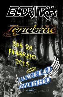 Eldritch - Tenebrae - Genova, L'angelo Azzurro 28/3/2015 - In Your Eyes Ezine
