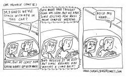 comics car trouble