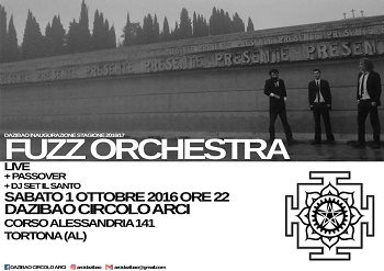 Tim Holehouse - Fuzz Orchestra + Pass Over (Dazibao, Tortona, 01/10/16)