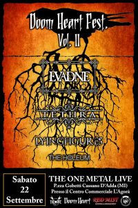 Doom Heart Fest. Ii Con Evadne, Tethra, Lying Figures E Holeum Doomheart Doom Heart Fest. Ii Con Evadne, Tethra, Lying Figures E Holeum Doomheart