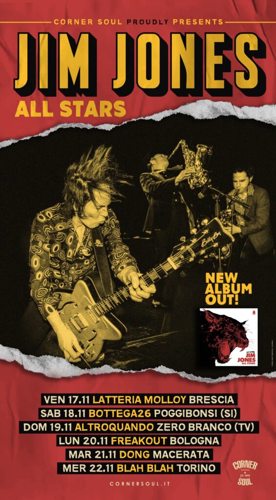Jim Jones All Stars, Sei Date In Italia