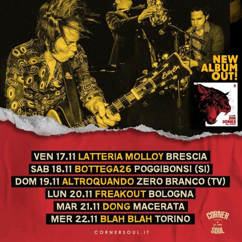 Jim Jones All Stars Live In Poggibonsi (18-11-2023) Live Report