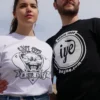 T-shirt con teschio e cuore - immagine 4