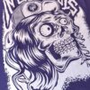 Tshirt viole teschio - immagine 2