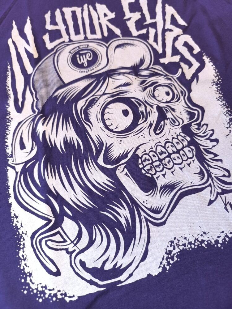 Tshirt Viole Teschio - Immagine 2