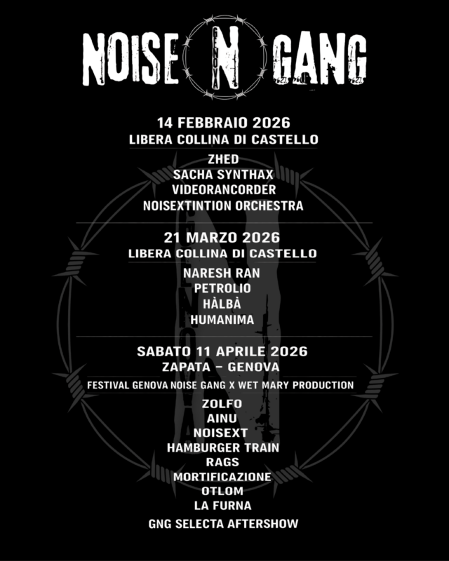 Un ciclo di eventi organizzato da Genova Noise Gang